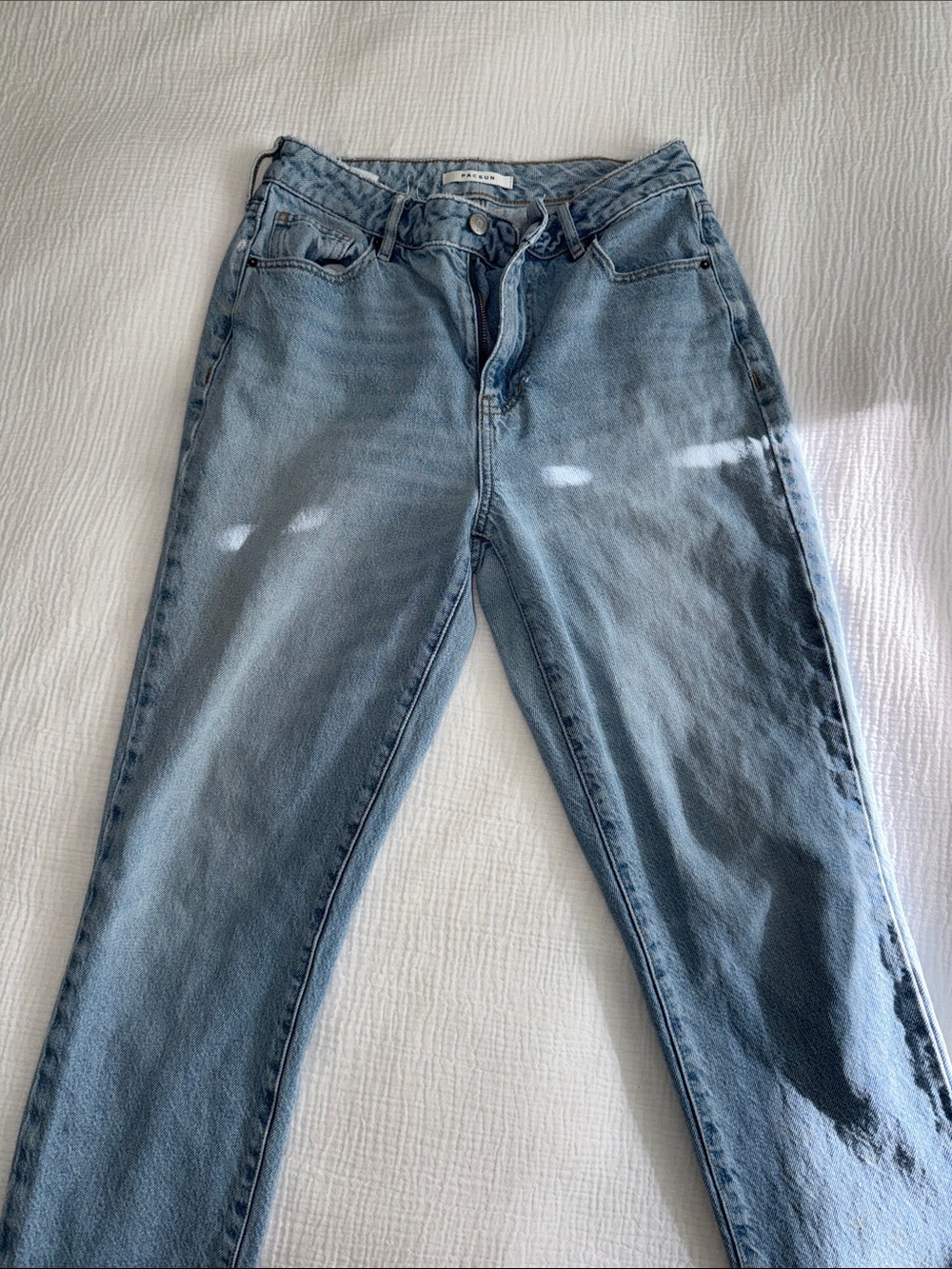 Light Blue Women's Mom Jeans Jeans